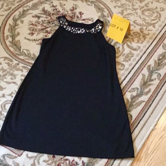 Ladies B MOSS tank type dress in black size medium - Picture 1 of 8